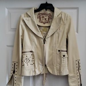 SL Los Angeles Tan denim  Corset jacket size S
